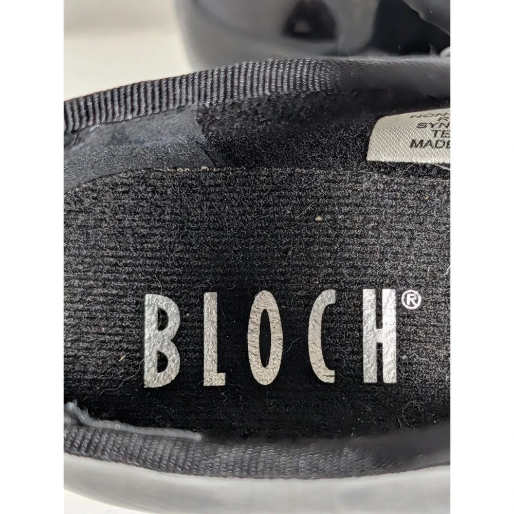 Bloch Techno Tap Toddler Tap Shoes Black Patent Mary Jane Size 10